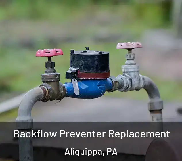  Backflow Preventer Replacement Aliquippa, PA