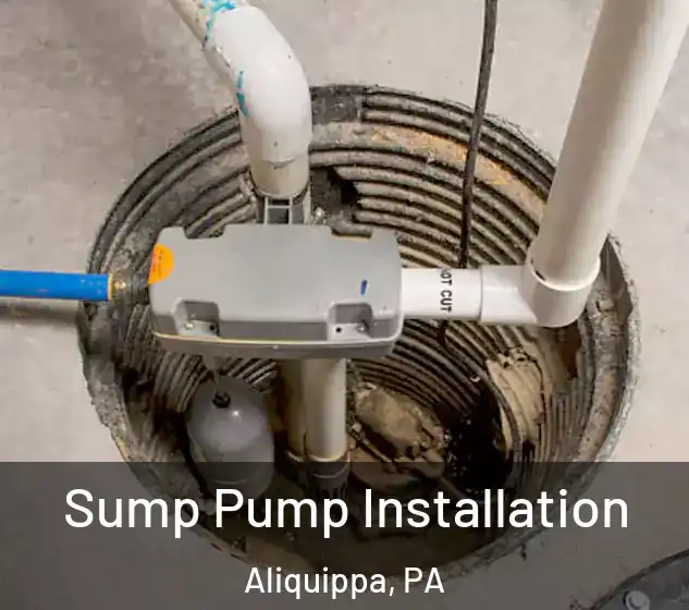  Sump Pump Installation Aliquippa, PA