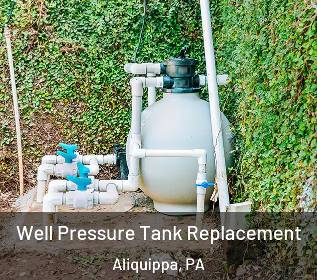  Well Pressure Tank Replacement Aliquippa, PA